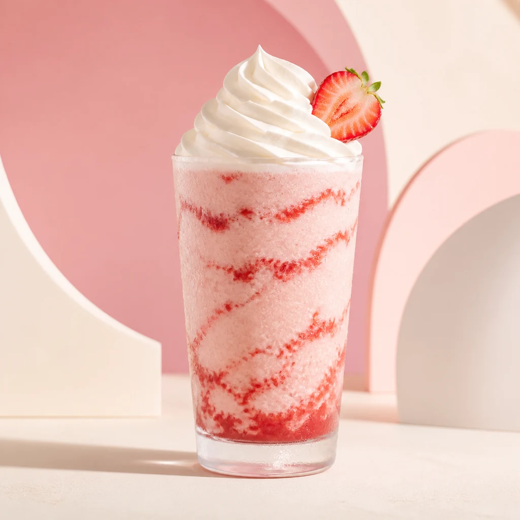 Çilek Kremalı Frappuccino
