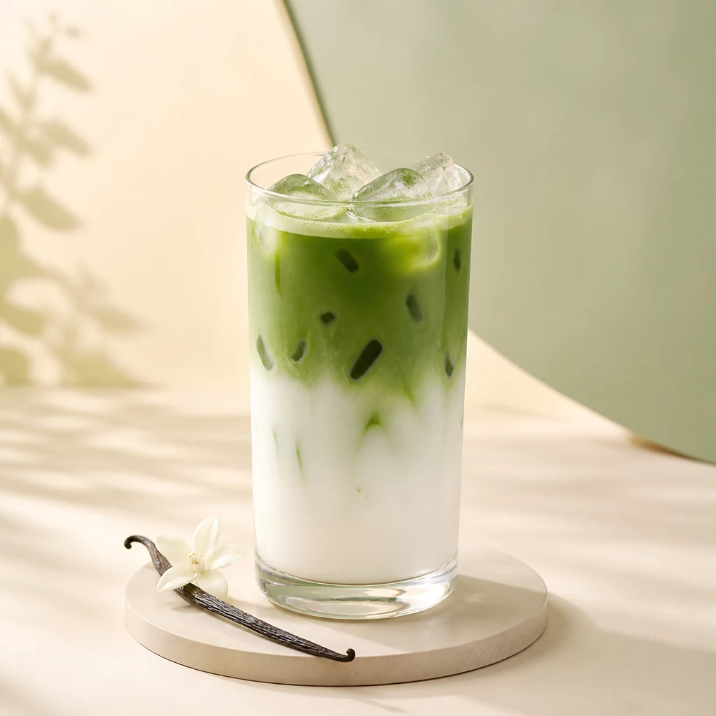 Vanilyalı Buzlu Matcha