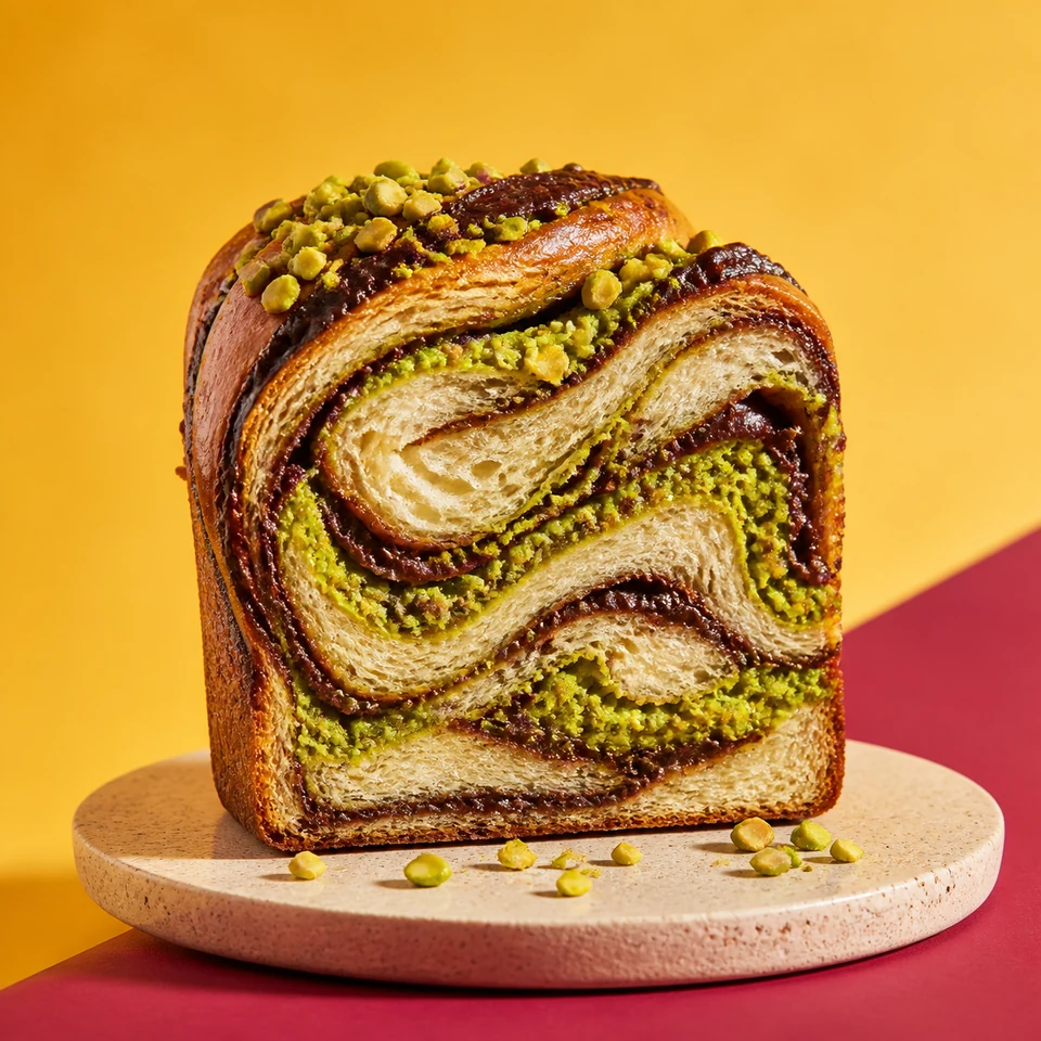 Fıstıklı Babka Slice